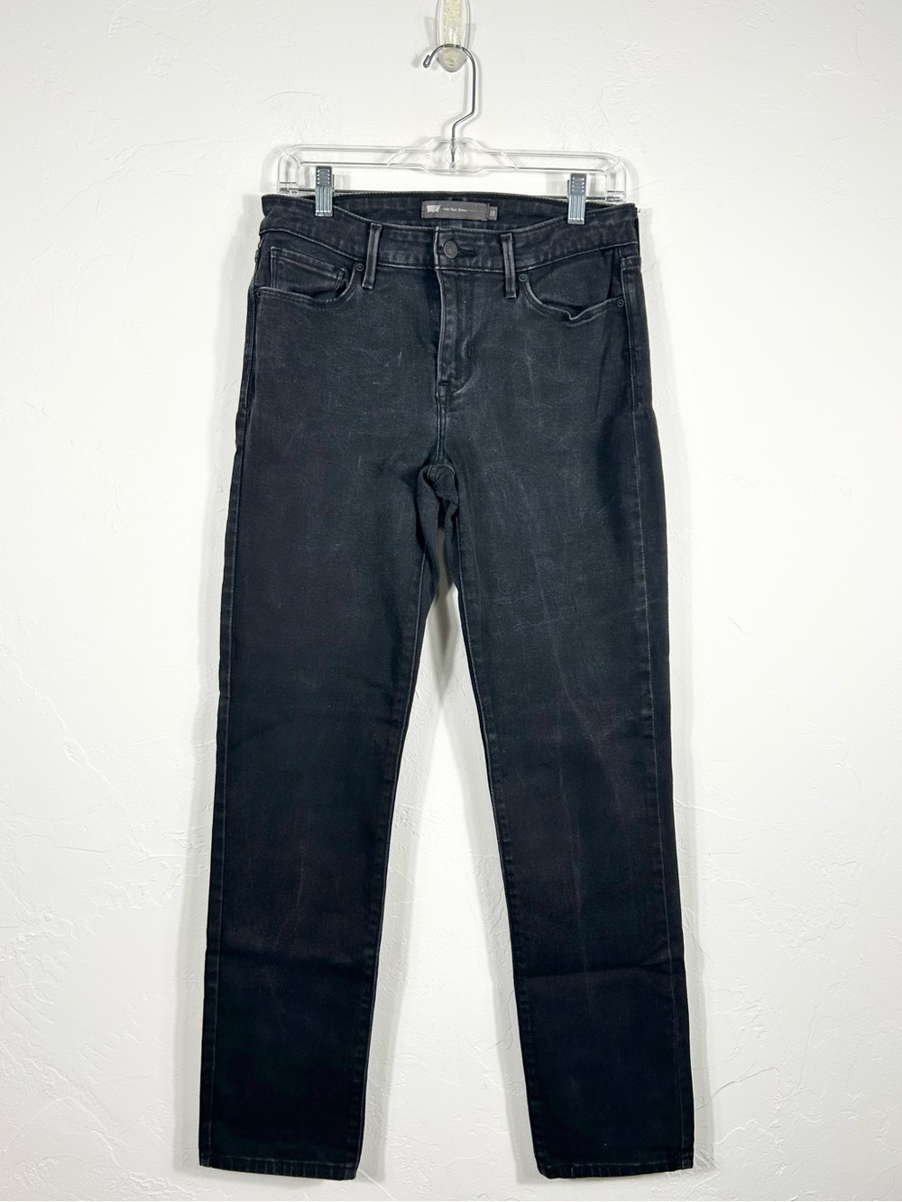 Levi's Mid Rise Skinny Black Denim Jeans Size 10